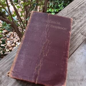 Antique Lionel S. Marks 1916 Mechanical Engineers’ Handbook First/ 1919 6th Book
